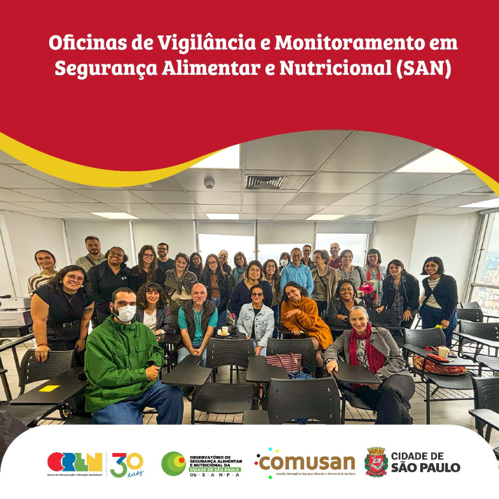 CREN realiza oficinas de Vigilância e Monitoramento em Segurança Alimentar e Nutricional