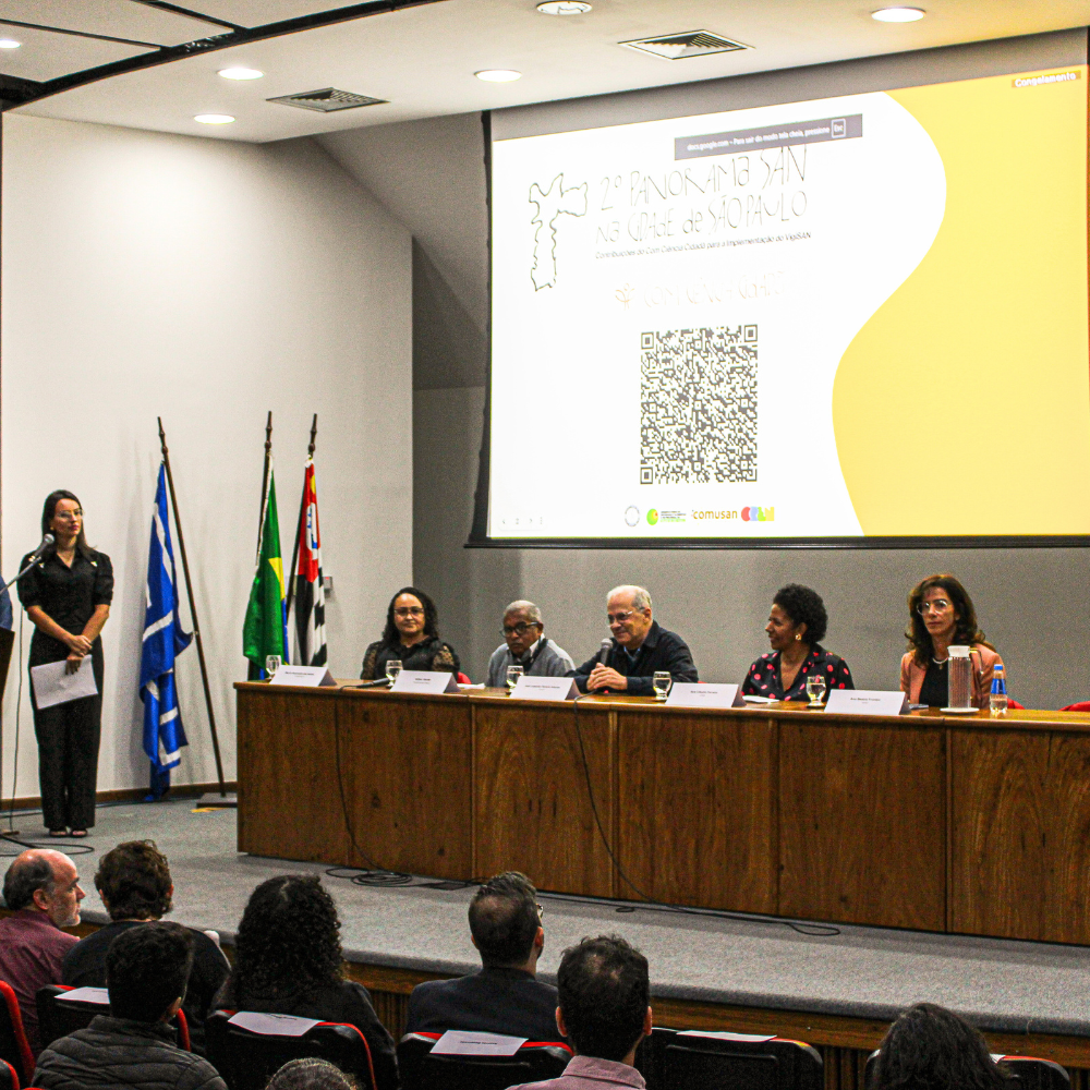 Lançamento do 2º Panorama de Segurança Alimentar e Nutricional na Cidade de São Paulo