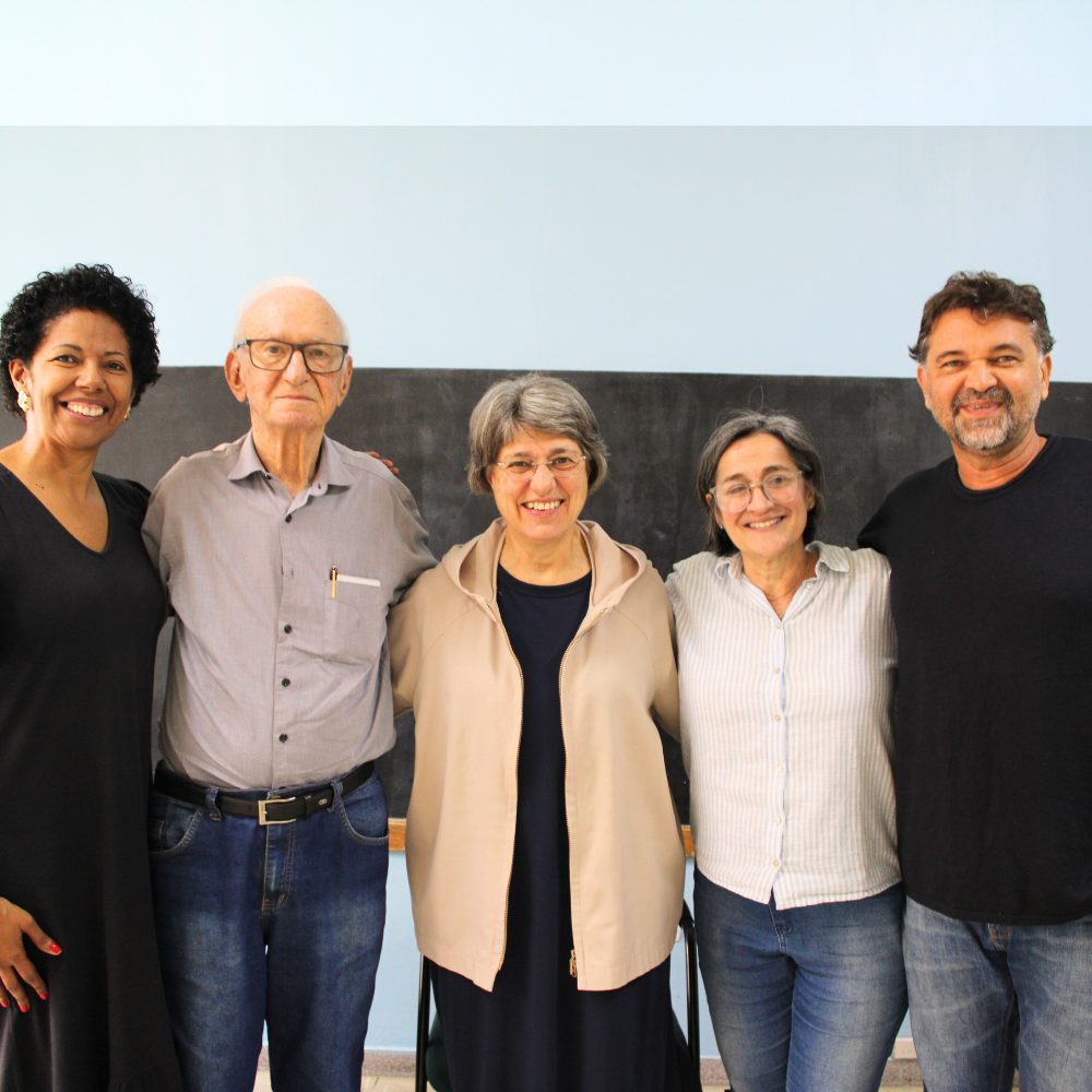Professor Luiz Gaj, um dos mais importantes estrategistas do Brasil, visita o CREN ao lado da cofundadora Profª Ana Lydia Sawaya